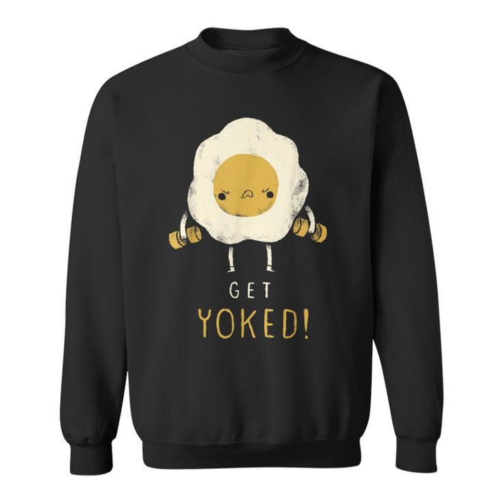 Get Yoked Yoked Egg Gym Gym Training Sweatshirt