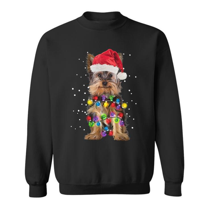 Yorkie Christmas Yorkie Dog Xmas Sweatshirt