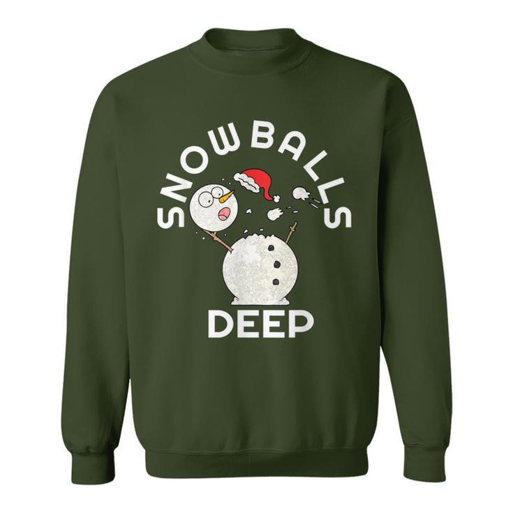 Snowballs deep ugly christmas on sale sweater