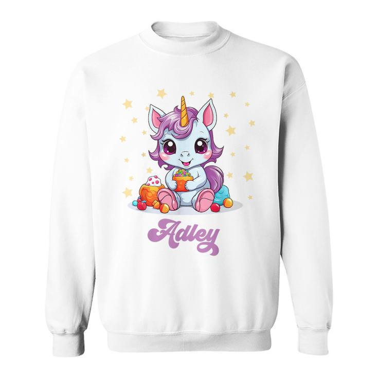 Adley Merch Unicorn Design  Sweatshirt