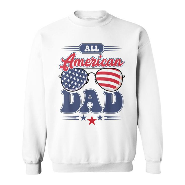 All American Dad 4Th Of July Family Matching Sweatshirt