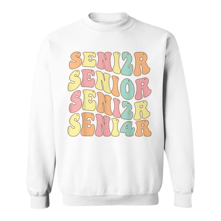 Back To School 2024 Senior 2024 Class Of 2024 White Sweatshirt Seseable