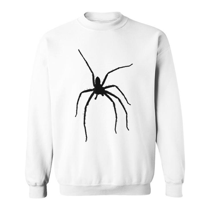 Big Creepy Scary Silhouette Spider Image  Sweatshirt