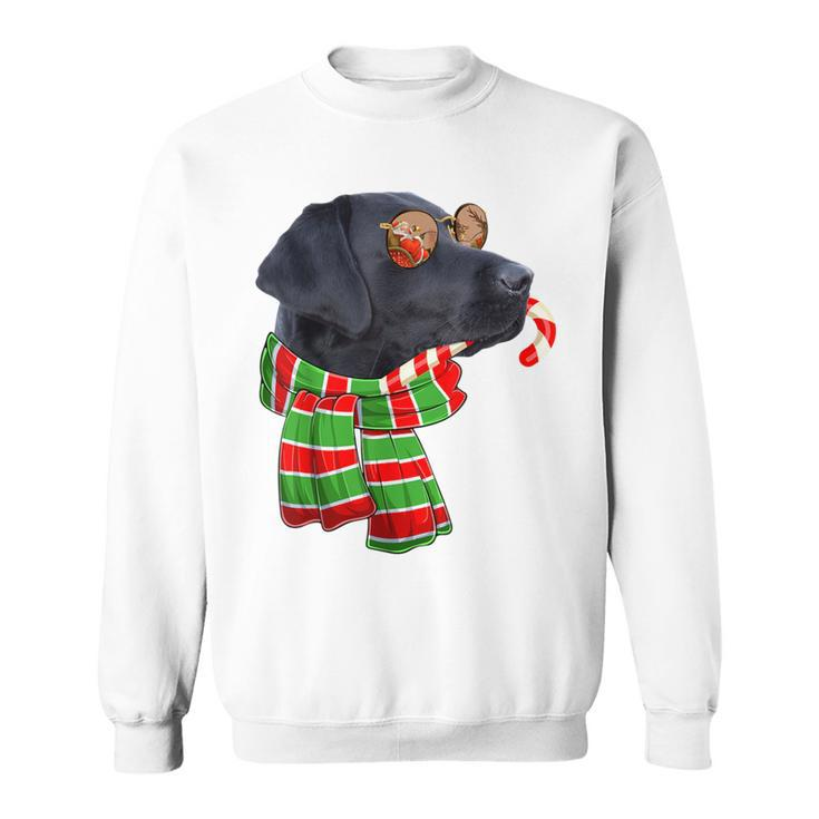 Black Lab Labrador Dog Owners Christmas Xmas Holiday Party Sweatshirt