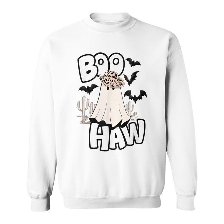 Boo Haw Retro Vintage Cowboy Ghost Ghost Funny Gifts Sweatshirt