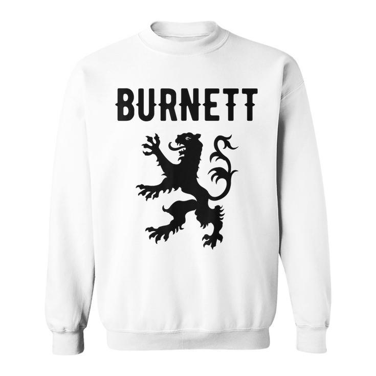 Burnett Clan Scottish Family Name Scotland Heraldry Sweatshirt