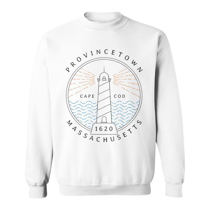 Cape Cod  Provincetown Ma Lighthouse Travel Souvenir Sweatshirt