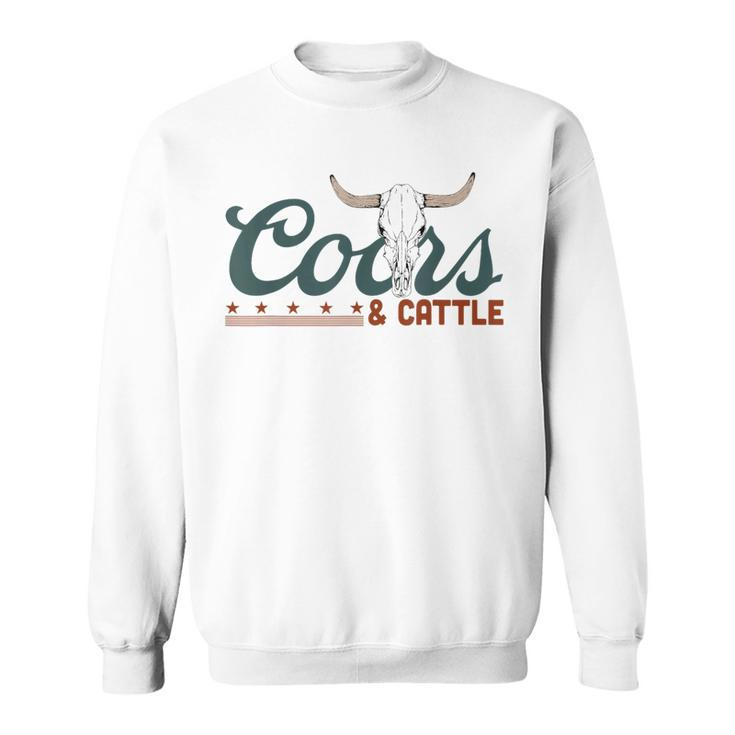 Cattle Rodeo Western Cowboy  Sweatshirt
