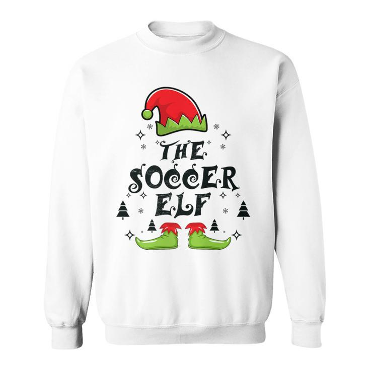 Christmas The Soccer Elf Family Matching Group Sweatshirt