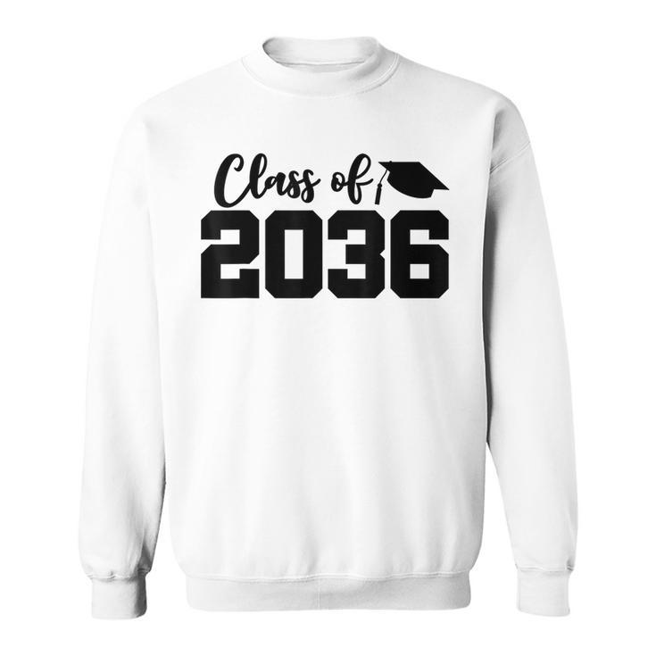Class Of 2036 First Day Of School Grow With Me Graduation Sweatshirt