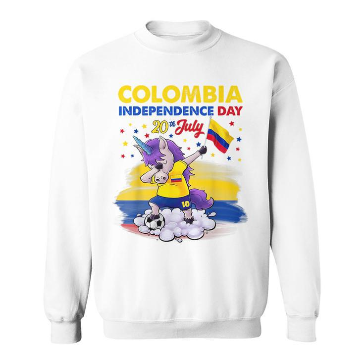 Colombia Independence Day Flag 2023 Boys Girls Kids Toddlers Colombia Funny Gifts Sweatshirt