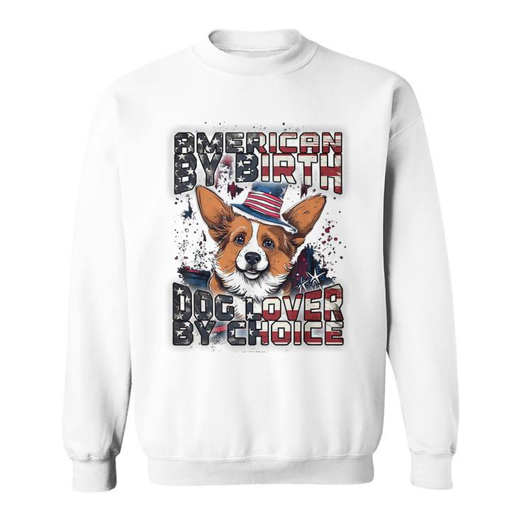 Corgi Dog Lover Patriotic 4Th Of July Sweatshirt