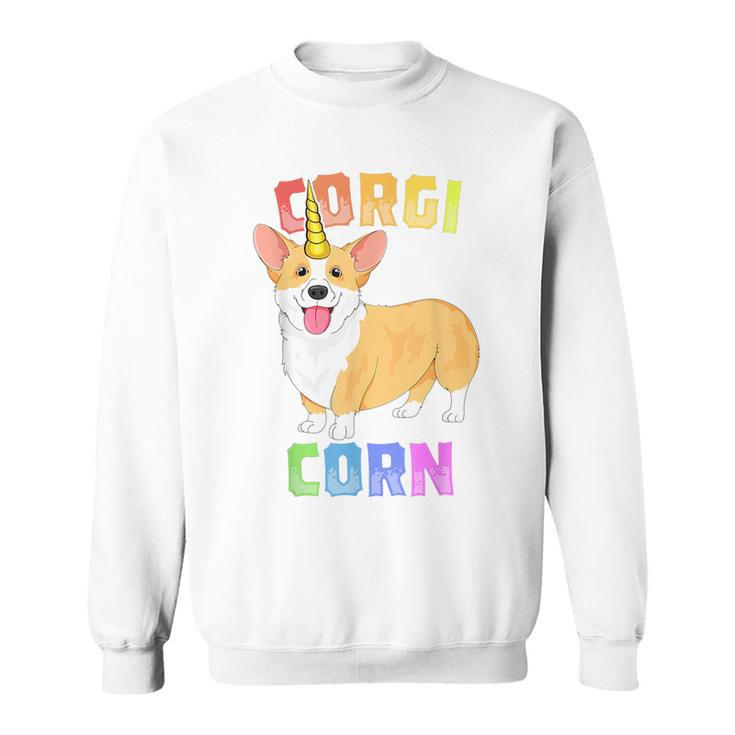 Corgi  For Kids Girls Corgicorn Unicorn Unicorg Dog  Sweatshirt