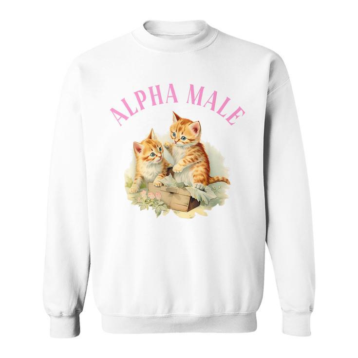 Cottagecore  Weird Oddly Specific Alpha Male Sweatshirt