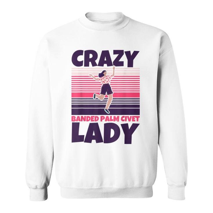 Crazy Banded Palm Civet Lady Sweatshirt
