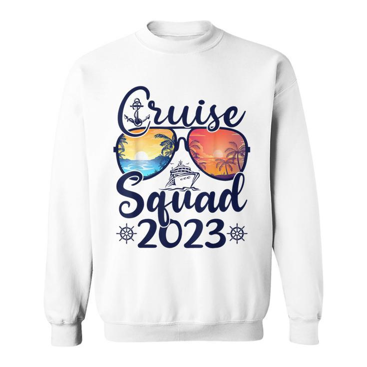 Cruise Squad 2023 Vacation Cool Summer Family Cruise Sweatshirt