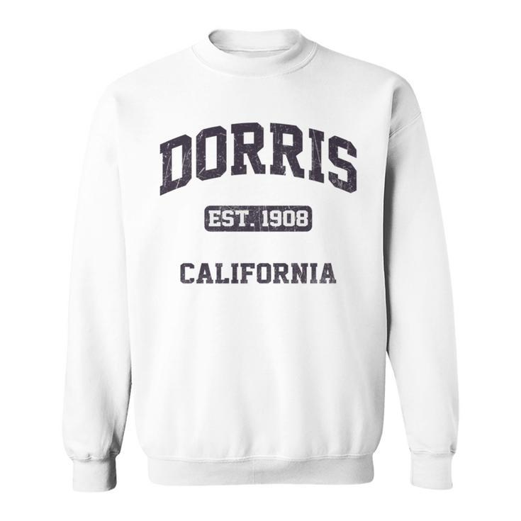 Dorris California Ca Vintage State Athletic Style Sweatshirt