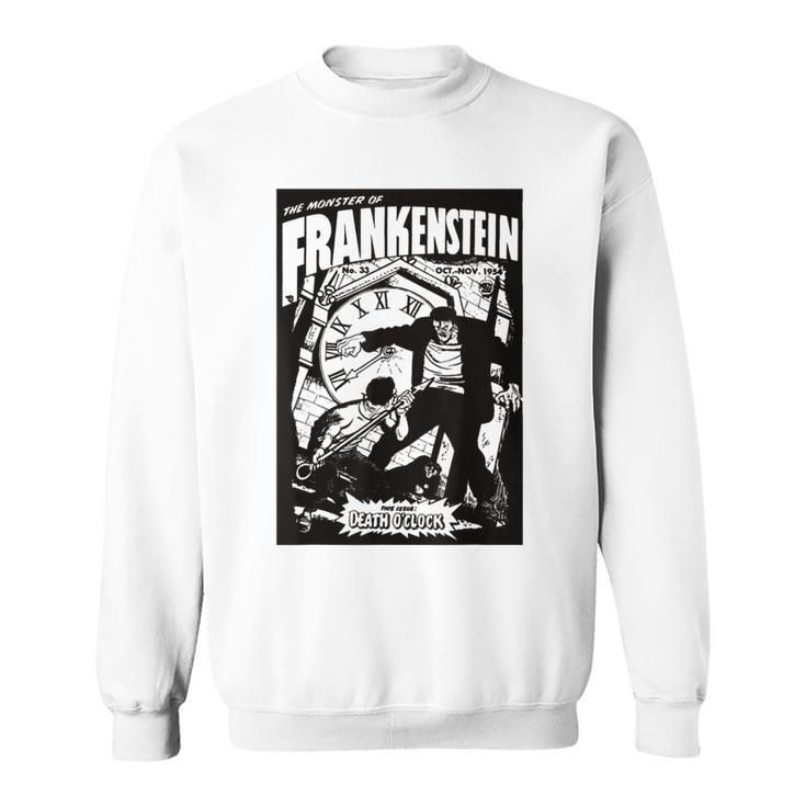 Frankenstein Halloween Horror Comic Vintage Horror Monster Halloween Funny Gifts Sweatshirt