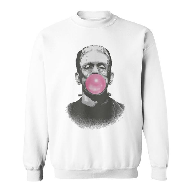 Frankenstein Monster With Bubblegum Bubble Mobile Phone Case Sweatshirt