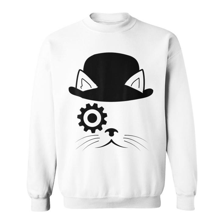 Funny Cat Dystopian Literary Cat  Sweatshirt