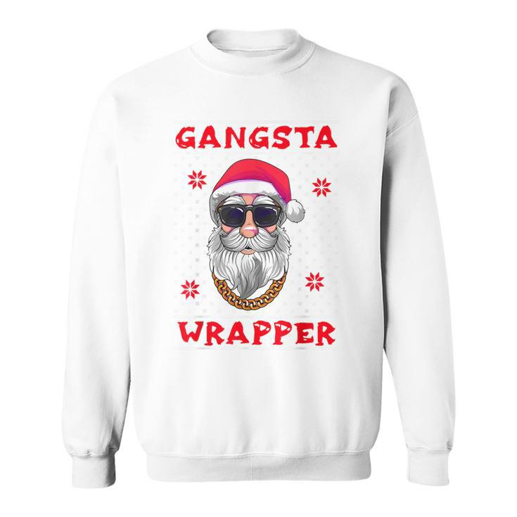 Gangsta Wrapper Ugly Christmas Sweater Sweatshirt