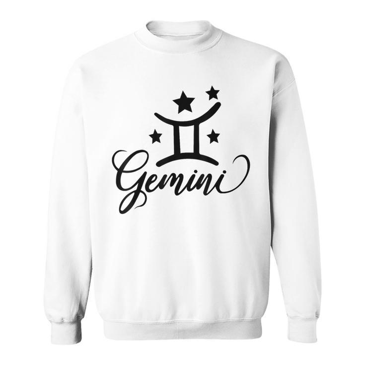 Gemini Born In May June Birthday Funny Gift Gemini Zodiac  Sweatshirt