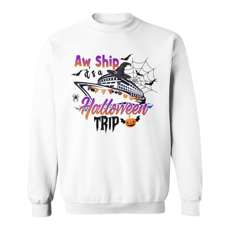 Halloween Cruise Squad Family 2023 Cruising Crew Trip Sweatshirt