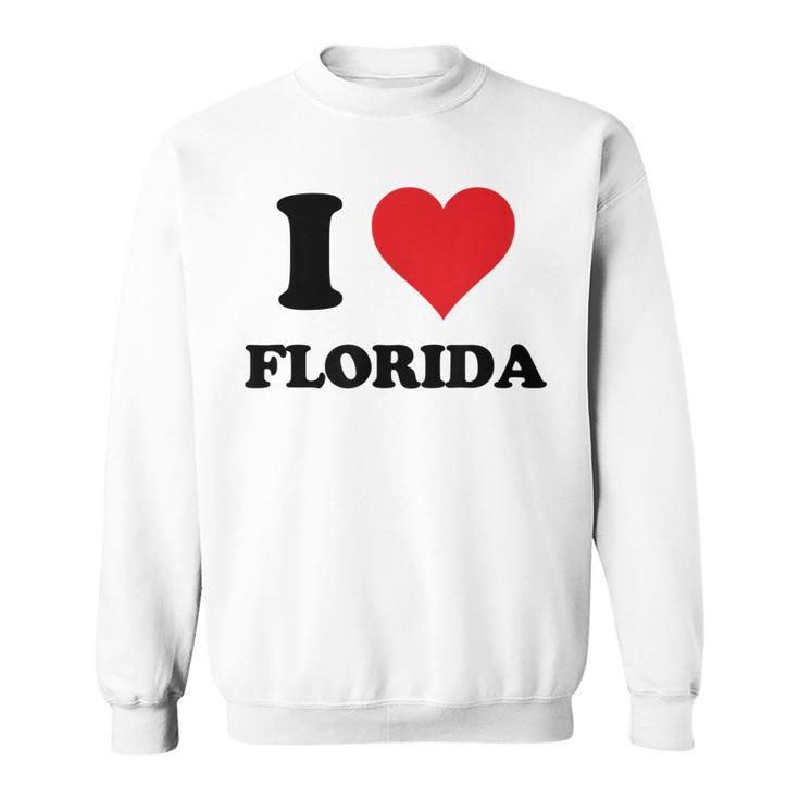 I Heart Florida First Name I Love Personalized Stuff Sweatshirt
