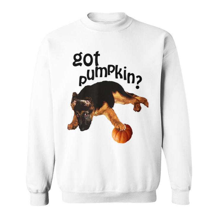 I Love Gsd Dogs 2-Sided ThanksgivingHalloween  Sweatshirt