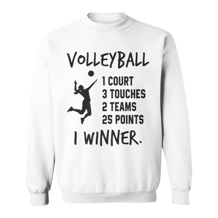Inspirational Volleyball Definition Sports Lovers Quote   Sweatshirt