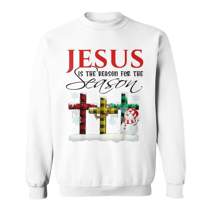 Jesus Is The Reason For The Season Christmas Nativity Sweatshirt