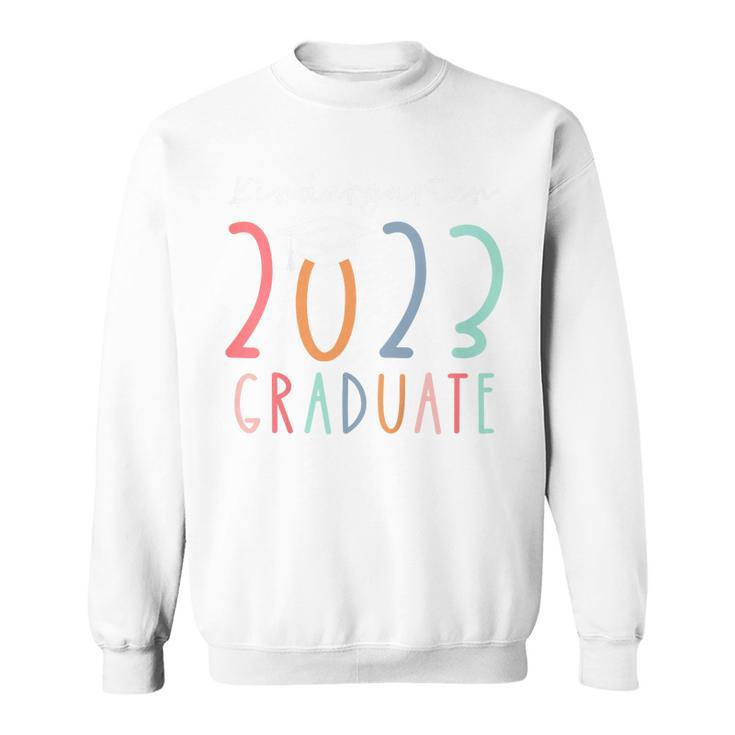 Kids Kindergarten 2023 Graduate For Girls  Sweatshirt