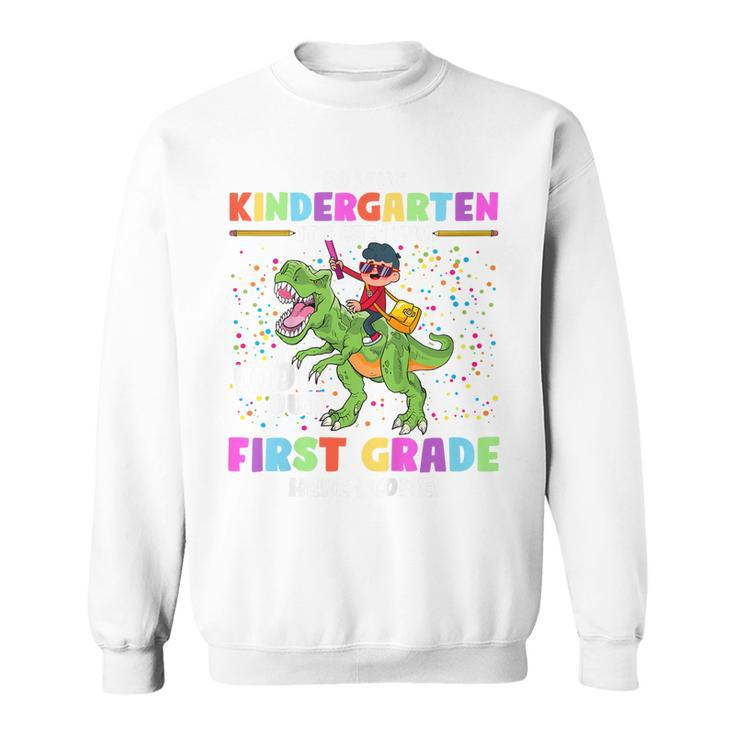 Kids So Long Kindergarten Graduation Class 2023 Dinosaur Kids  Sweatshirt