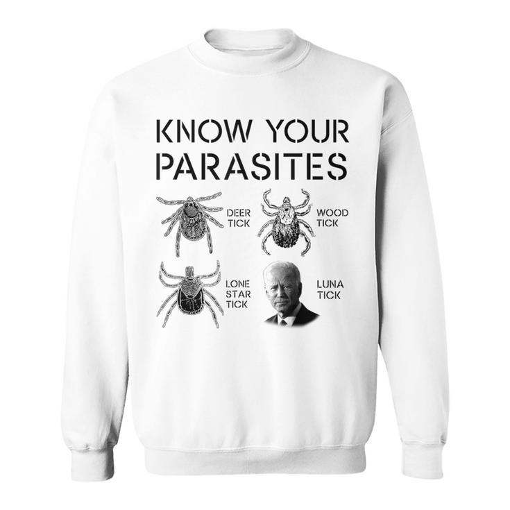 Know Your Parasites's Anti'ss Biden Joe Biden Parody Sweatshirt