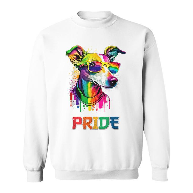 Lgbt Lesbian Gay Pride Italian Greyhound Dog  Sweatshirt