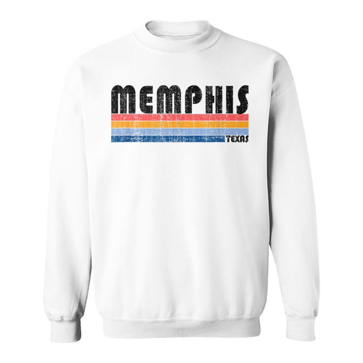 Memphis Tx Hometown Pride Retro 70S 80S Style  Sweatshirt