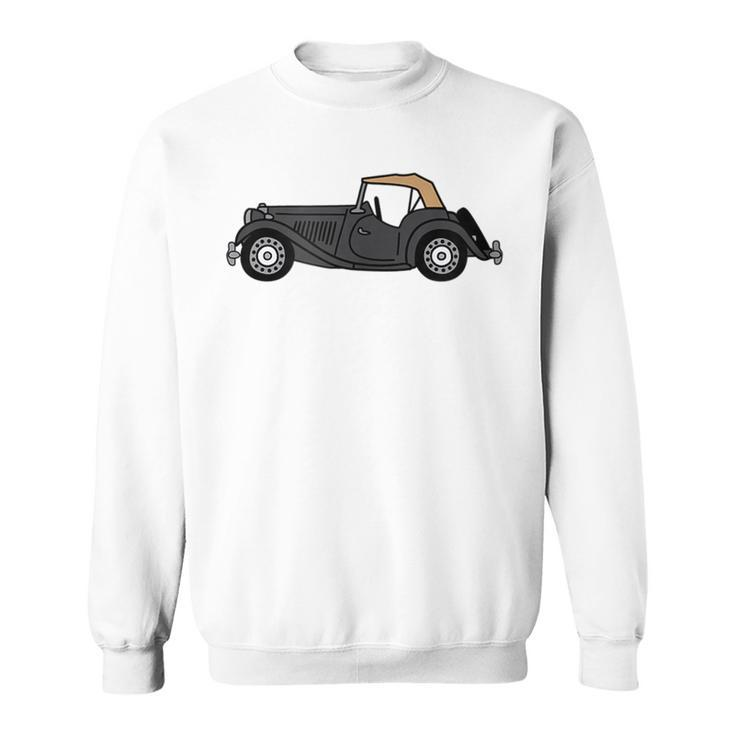 Mg Td Mgtd Black Dark Gray Car Classic Roadster Gray Funny Gifts Sweatshirt