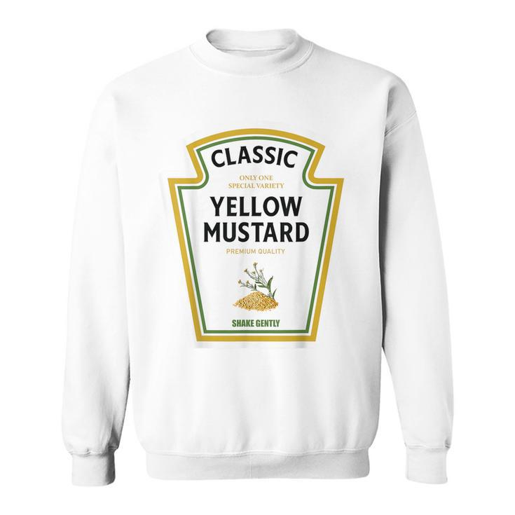 Mustard Halloween 2023 Costume Family Ketchup Team Family Sweatshirt