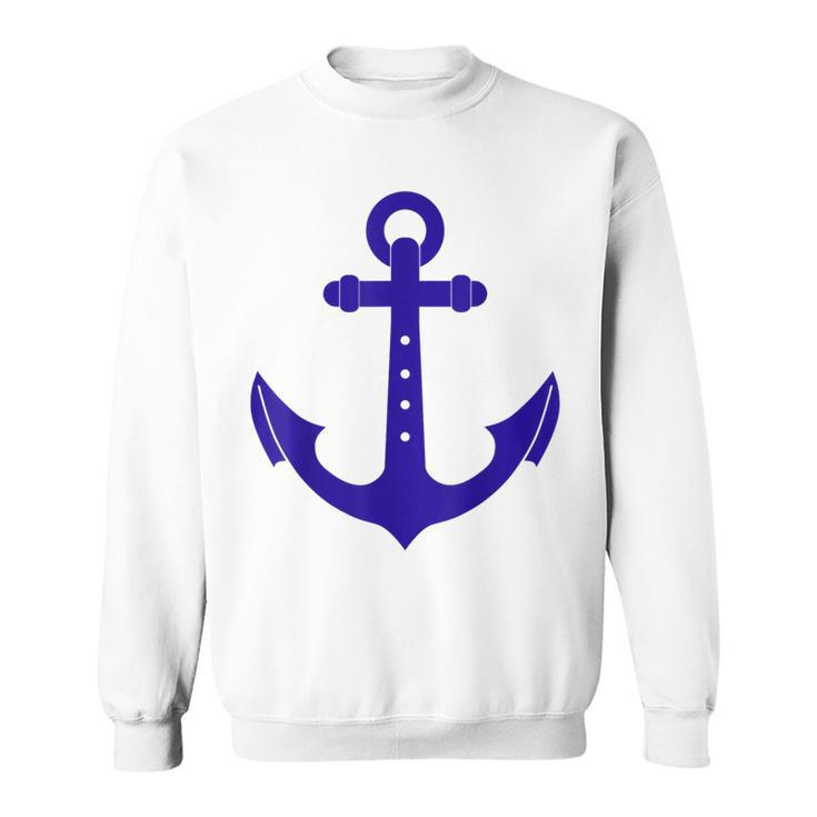 Nautical Anchor Cute Design For Sailors Boaters & Yachting  Sweatshirt