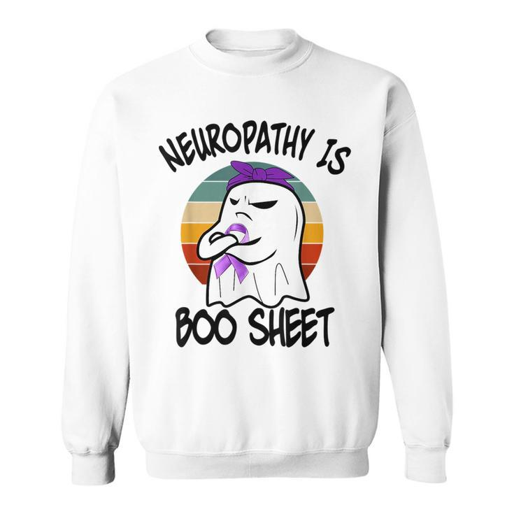 Neuropathy Is Boo Sheet Funny Ghost Vintage Funny Halloween Halloween Funny Gifts Sweatshirt