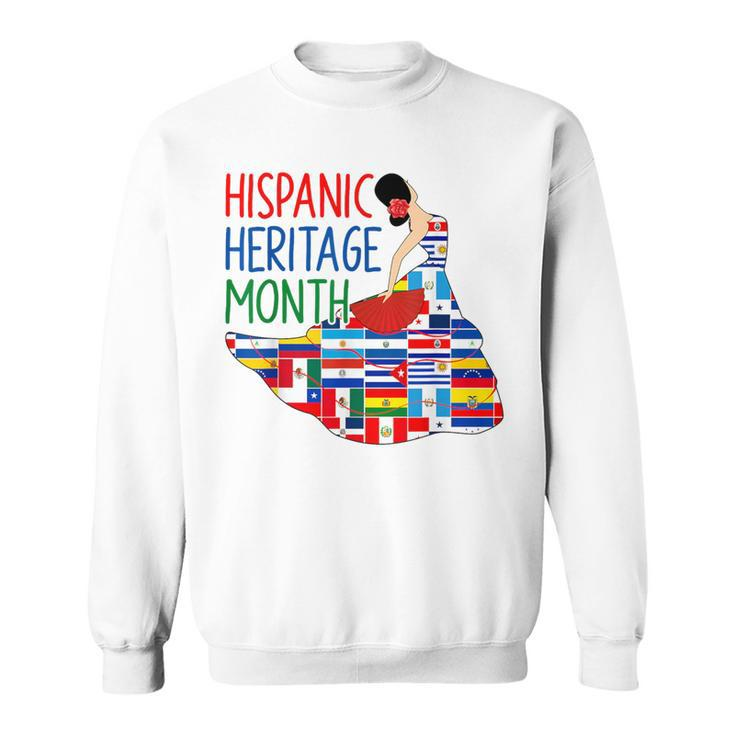 Hispanic Heritage Month Countries Flags Latino Sweatshirt