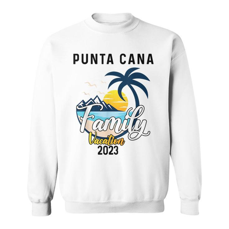 Punta Cana Family Vacation 2023 Matching Dominican Republic  Sweatshirt