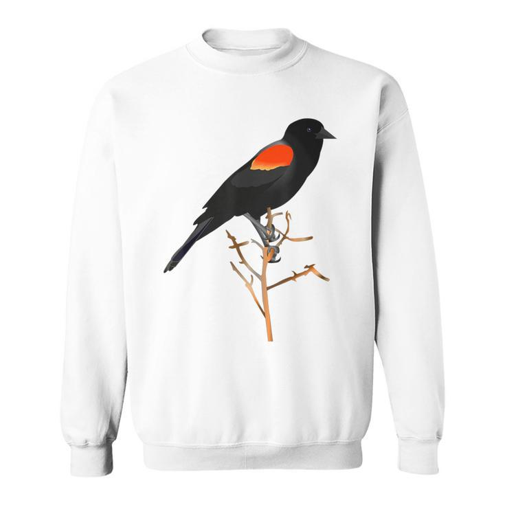 Red-Winged Blackbird For Birdwatchers Sweatshirt