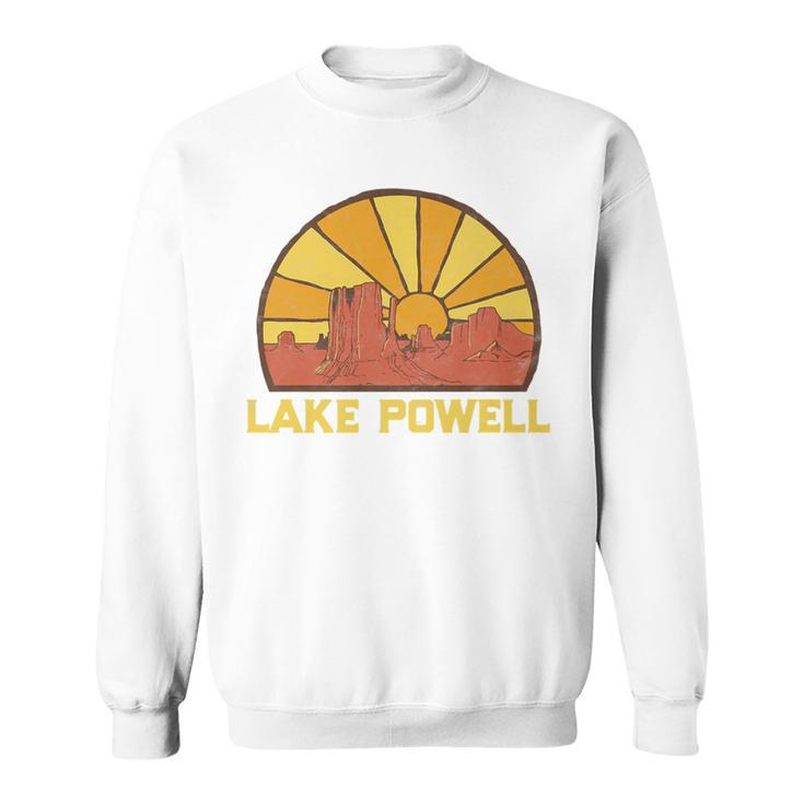 Retro Lake Powell Sun Vintage Graphic Sweatshirt