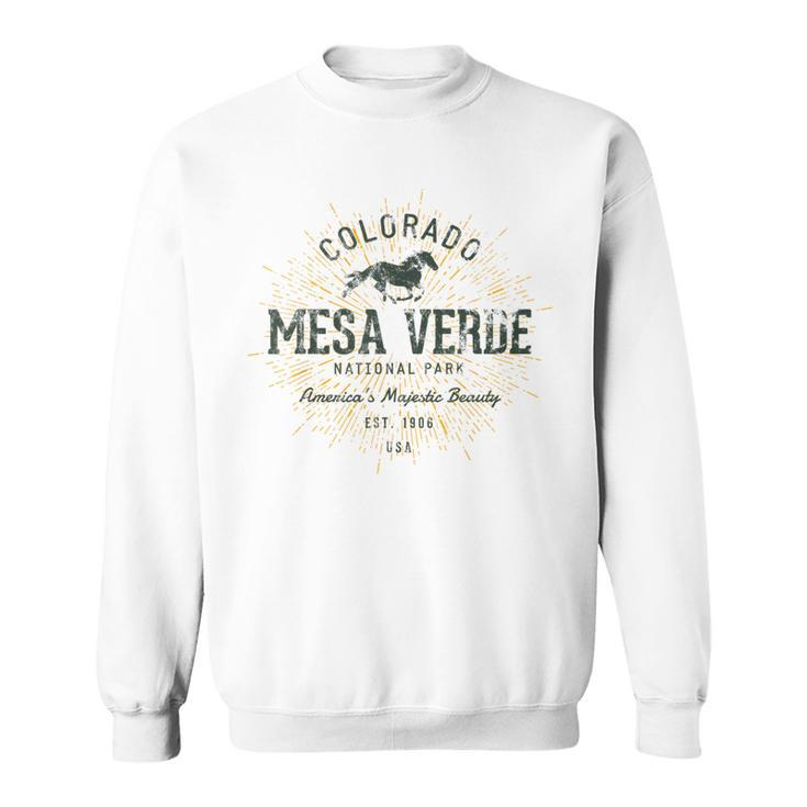 Retro Style Vintage Mesa Verde National Park Sweatshirt
