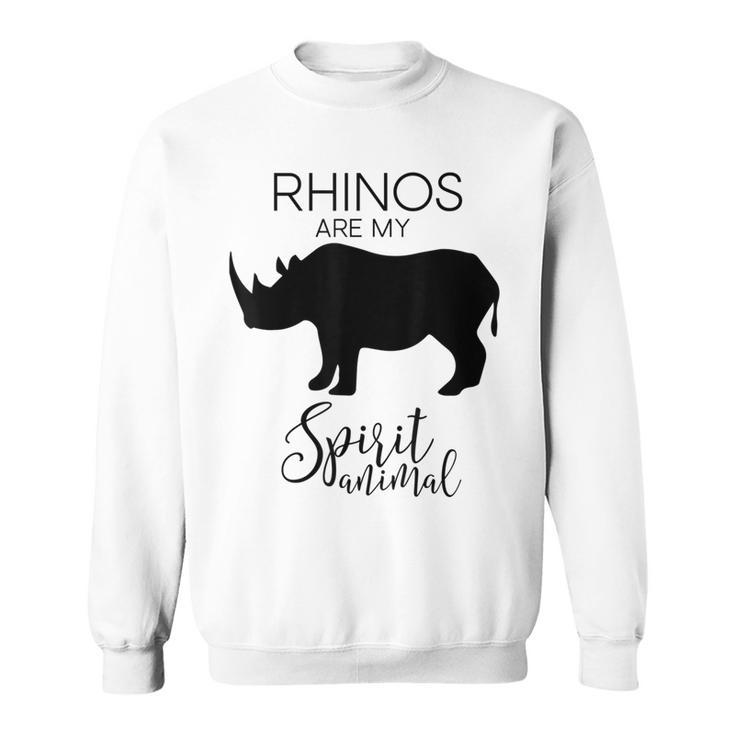 Rhino Rhinoceros Spirit Animal J000470 Sweatshirt
