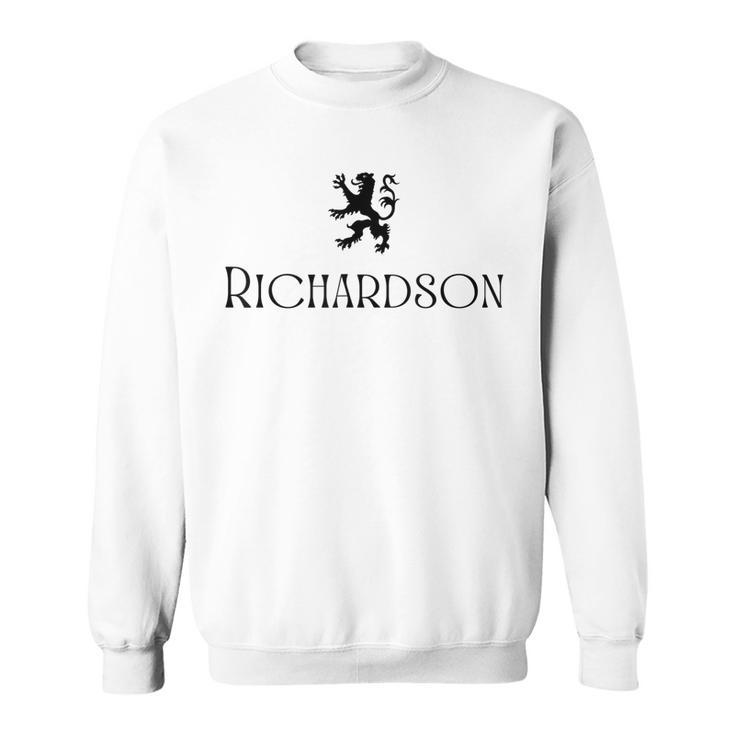 Richardson Clan Scottish Family Name Scotland Heraldry Sweatshirt