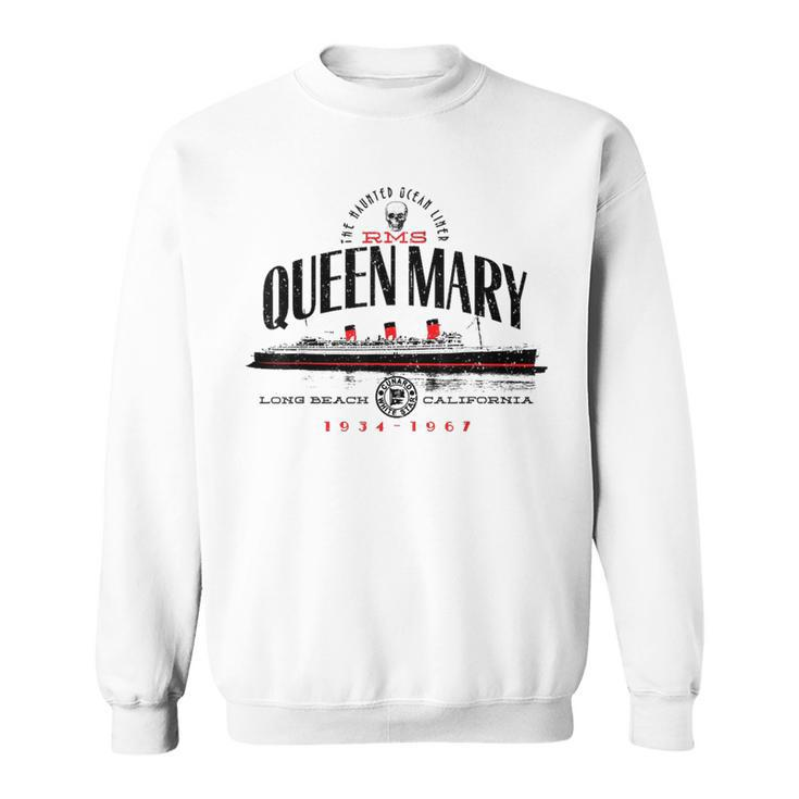 Rms Queen Mary The North Atlantic Ocean From 1936 To 1967 Sweatshirt