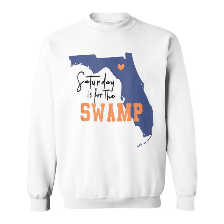 Saturday Is For The Swamp Uf Football Swamp University Sweatshirt - Thegiftio