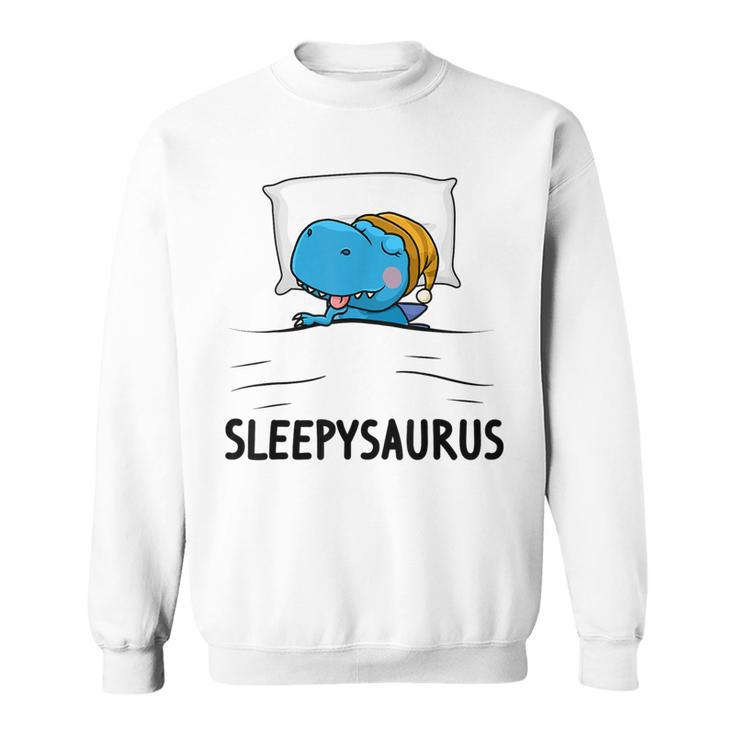 Sleepysaurus Nigh Dinosaur Dino T-Rex Nightgown Sleep Sweatshirt